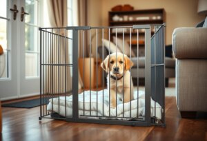 Best Puppy Gates and Crates for a New Sibling Dog