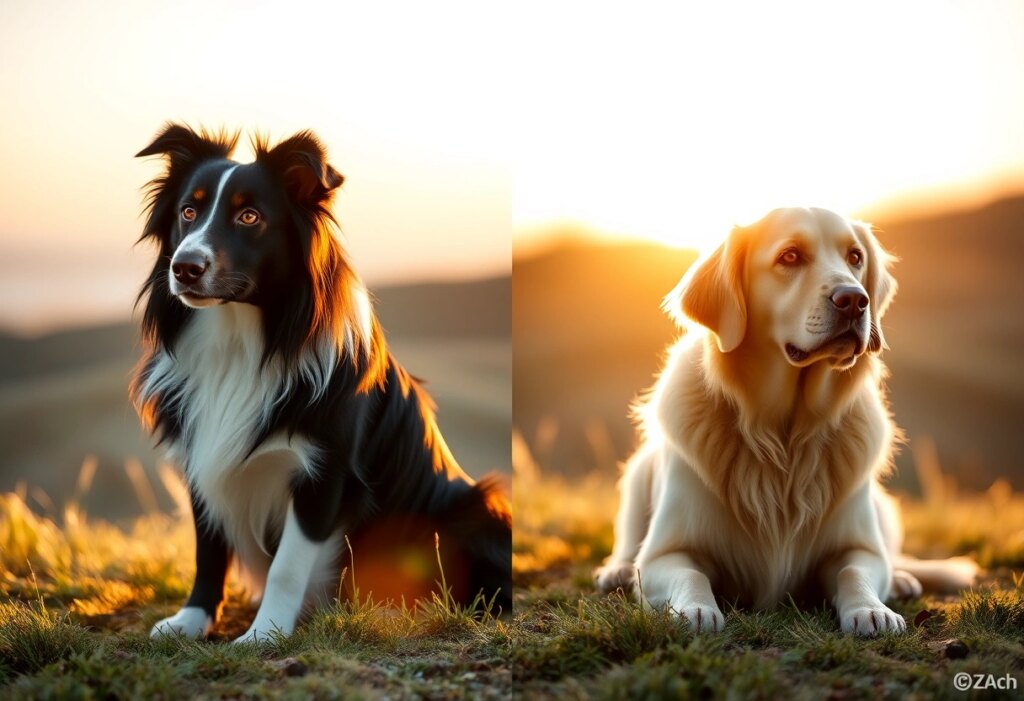 Black & White vs. Golden Coltriever: Coat Color Guide