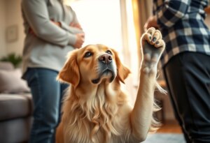 Dog Barks or Jumps Between You Hugging? 5 Senior Fixes