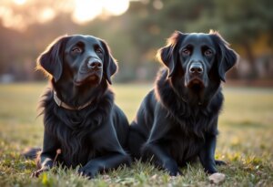 Flat-Coated Retriever vs Black Golden Retriever Mix Guide