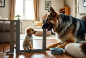 Introducing a Puppy to a Dominant Older Dog Safely