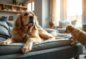 Second Golden Retriever Puppy: Is It Right for Your Senior Dog?