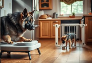 Separate Feeding Stations for Senior Dogs & New Puppies