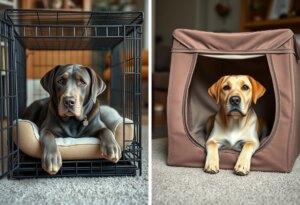 Wire vs Soft-Sided Crates for Senior Dogs with Anxiety
